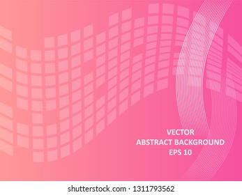 Abstract Background with wave square and gradient color-vector