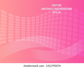 Abstract Background with wave square and gradient color-vector