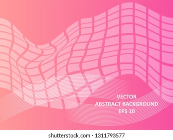 Abstract Background with wave square and gradient color-vector Abstract Background with wave square and gradient color-vector