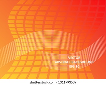 Abstract Background with wave square and gradient color-vector