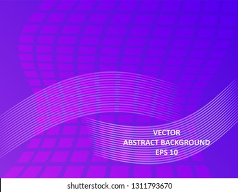 Abstract Background with wave square and gradient color-vector