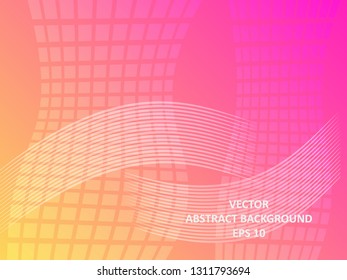 Abstract Background with wave square and gradient color-vector