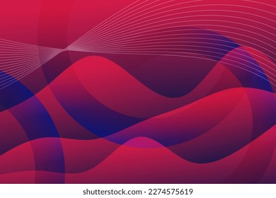 Abstract background with wave texture and flowing stripes ornaments. Abstract waves texture with lines ornaments overlay.