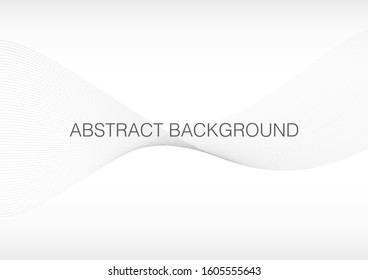 Abstract background with wave. Vector illustration