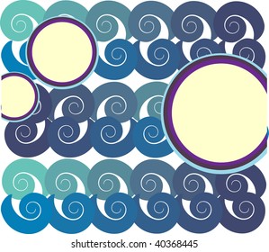 Abstract background with waves