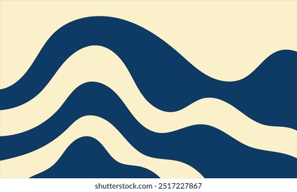abstract background with waves art