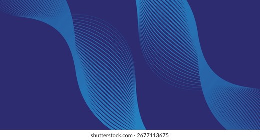 Fondo Abstractas con ondas para el Anuncio. Mediano tamaño de Anuncio moderno