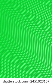 Abstract background with waves for banner. Standart poster size. Vector background with lines. Element for design. Green gradient. Brochure, booklet. Eco, nature, vegan. Summer, spring