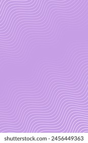 Abstract background with waves for banner. Standart poster size. Vector background with lines. Element for design isolated on purple. Purple gradient. Brochure, booklet. Summer, spring. Mother's Day