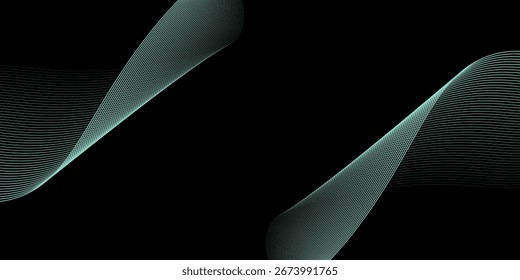 Fondo Abstractas con ondas para el Anuncio con Elementos ondulatorios. Líneas simples para el Fondo de pantalla. Artes modernas.