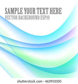 Abstract background with waves blue color