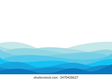 abstract background with waves in blue tones for websites and graphic resources.