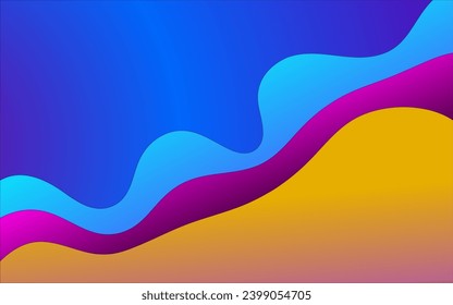 fondo abstracto con olas y colores coloridos