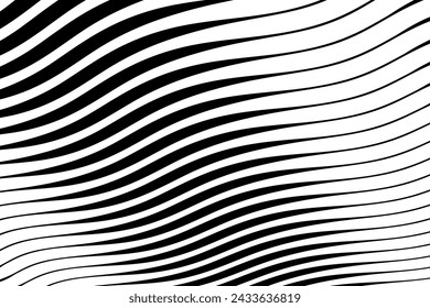Fondo abstracto con ondas y líneas de curva.