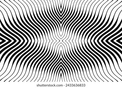Abstract background with waves and curve lines.