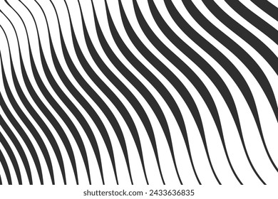 Abstract background with waves and curve lines.