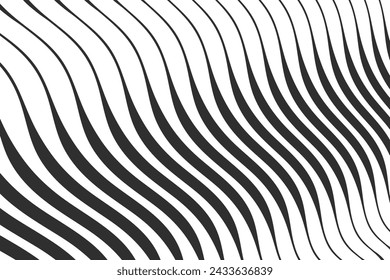 Abstract background with waves and curve lines.