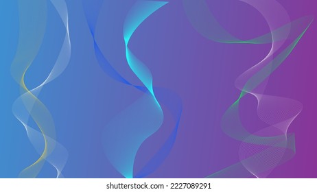 Abstract background with waves design