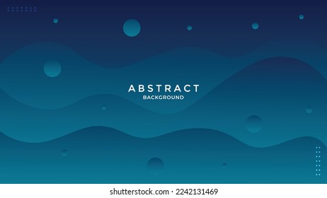 Abstract background with waves design template 