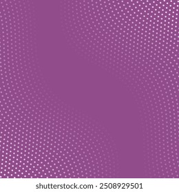 Fundo abstrato com ondas e pontos. Banner do vetor. Fundo para cartaz, cartão, brochura, livreto, folheto. Elemento geométrico de projeto. Gradiente rosa. Cor roxa