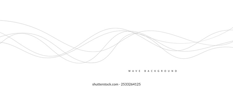 abstract background with waves. eps10
