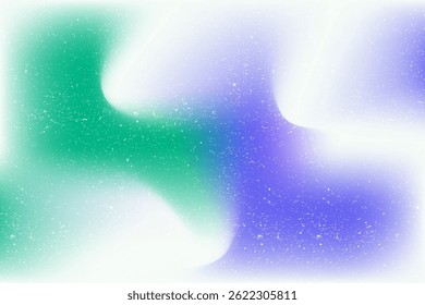 Abstract Background Waves Gradients. Green, Blue, and White Texture Background. Vector illustration