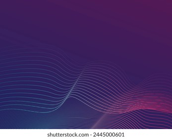 fondo abstracto de las olas. arte de la línea, elegante