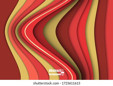 Abstract background with waves and lines. Eps10 Vector illustration
