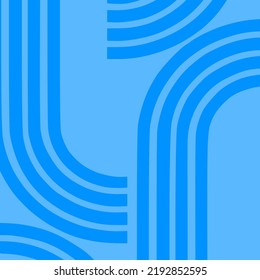 abstrakte Hintergrundwellen und Linien. Minimaler, flacher Stil. Blumenfarbe. Modernes Konzept