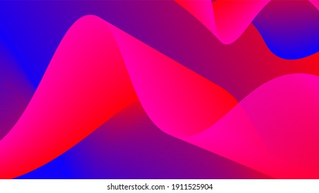 Abstract Background with waves. Modern Abstract Design concept of web page design, Vector illustration, Portfolio, Brochure Cover, Social Media Banner Design. Easy to edit.