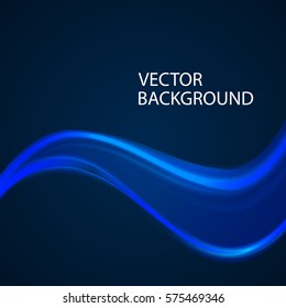 abstract background, waves on a dark background