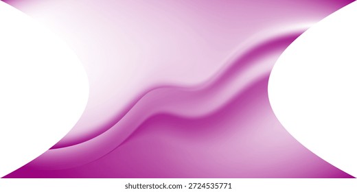 fundo abstrato com ondas de vetor de seda rosa moderno

