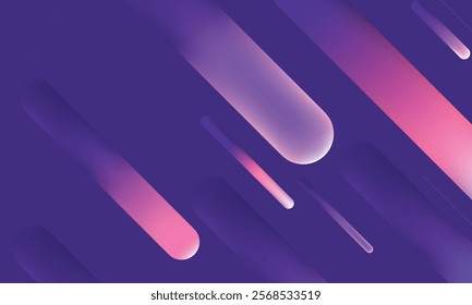 abstract background with waves, purple and red gradient color