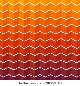 Abstract background of waves in summer colors