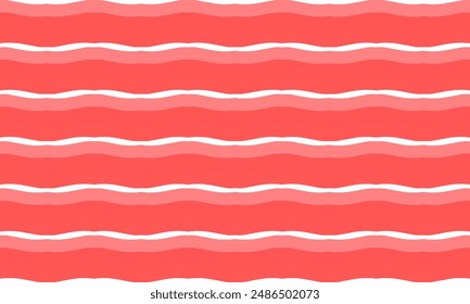 abstract background with waves, two tone pink and white wave seamless repeat pattern abstract background, replete image design for fabric printing