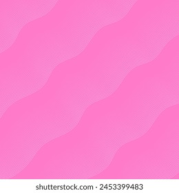 	
Abstract background with waves. Vector banner with lines. Background for music album, poster, card, advertisement. Geometric element for design isolated on pink. Pink gradient. Valentine's Day