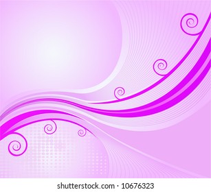Abstract background waves vector illustration