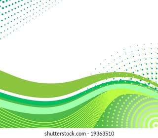 Abstract background with waves. Vector illustration