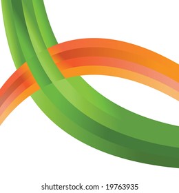 Abstract background with waves. Vector illustration