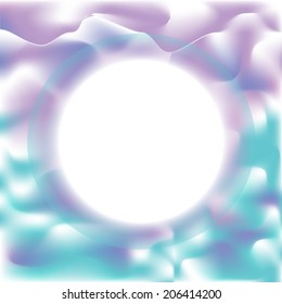 Abstract background with waves, vector illustration