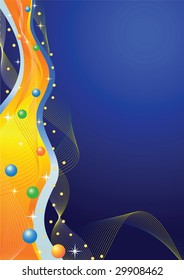 Abstract  background. Waves. Vector illustration.