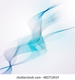 Abstract background. Waves vector illustration