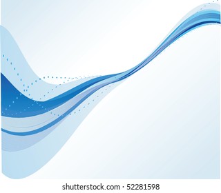 Abstract background with waves. Vector illustration