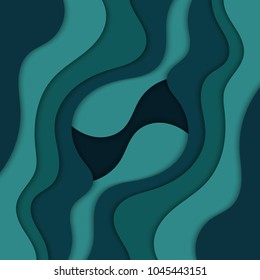 Abstract background with waves. Abstract wavy background. 