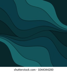 Abstract background with waves. Abstract wavy background. Mystical illustration.