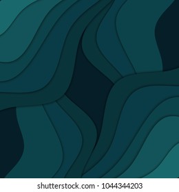 Abstract background with waves. Abstract wavy background. Mystical illustration.
