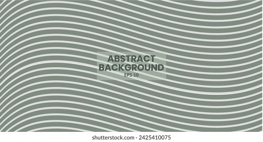 El fondo abstracto es en forma de onda y verde oscuro, adecuado para banners web, banners, fondos de pantalla y otros