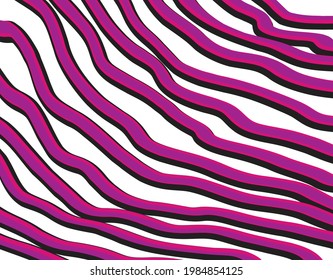 Abstract background with waving lines pattern
