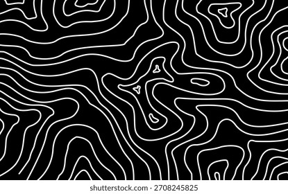 Fondo Abstractas con patrones ondulados en blanco y negro