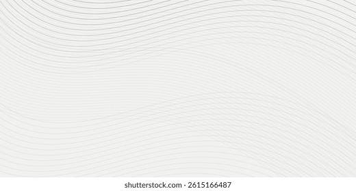Abstract background with wavy blue lines on a white background. The blue lines create a flowing, textured pattern on the white surface concept